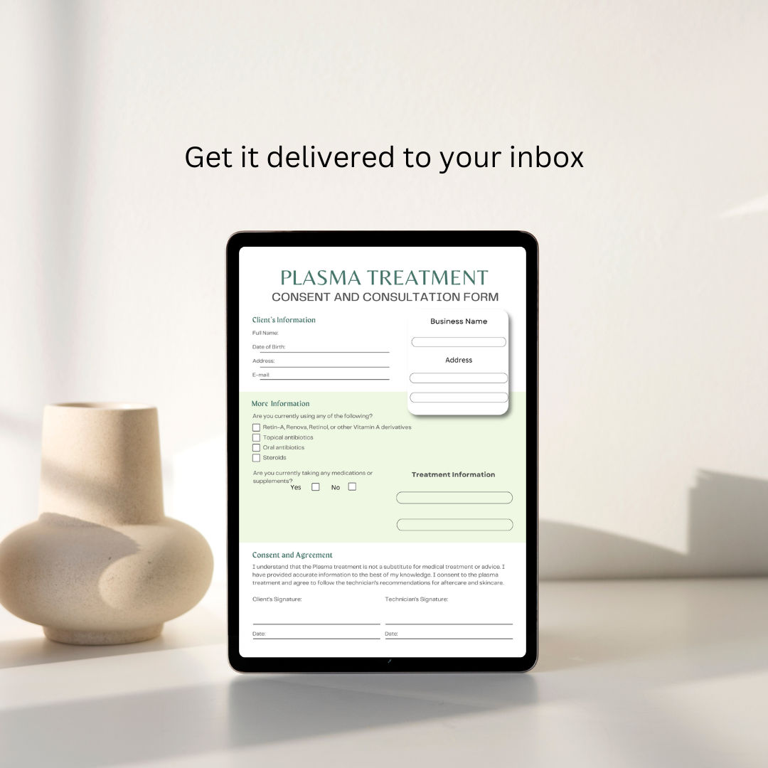 PLASMA DIGITAL CONSENT FORMS