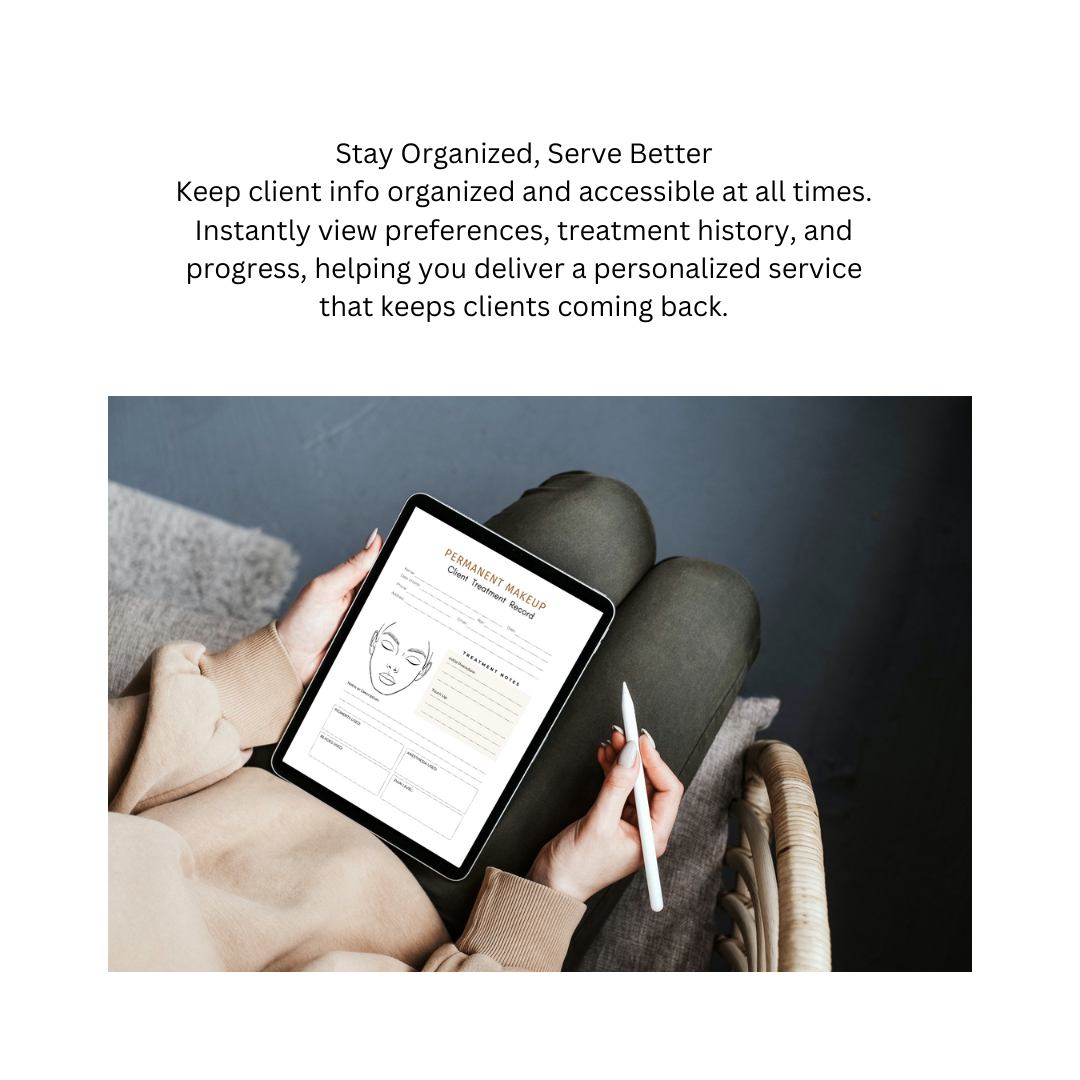 PMU BROWS DIGITAL CONSENT FORMS