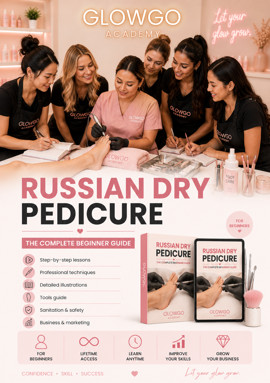 Russian Dry Pedicure Digital Tutorial                  |