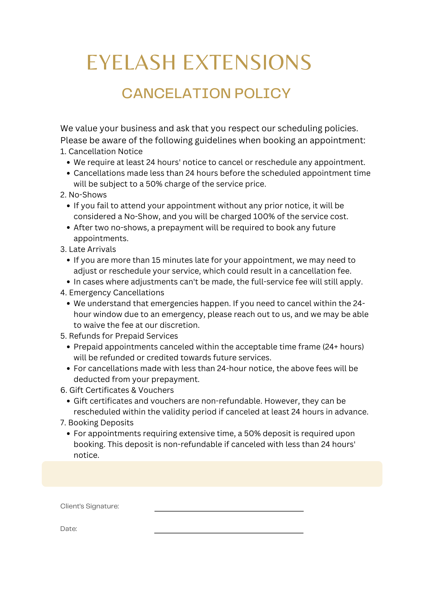 EYELASH EXTENSIONS CONSENT AND INTAKE FORM