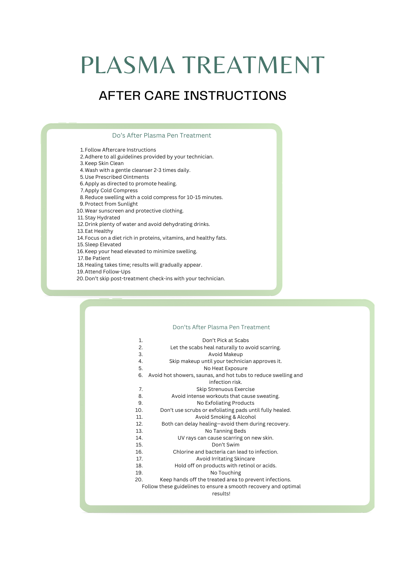 PLASMA CONSENT AND INTAKE FORM