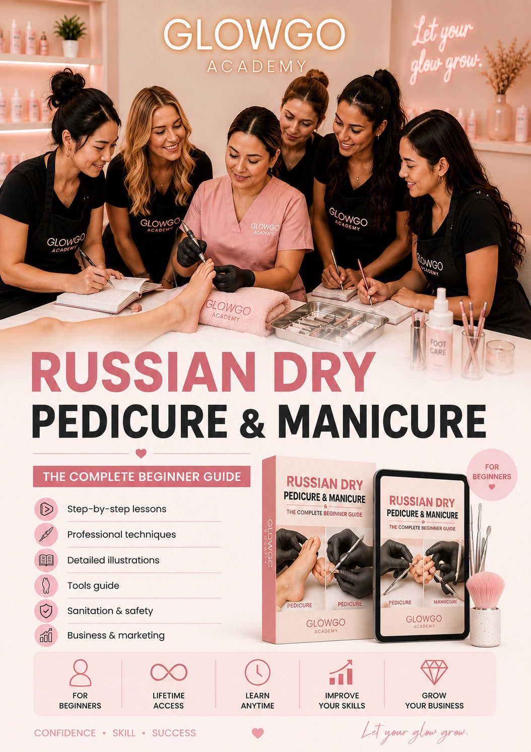 Russian Dry Pedicure and Manicure Digital Tutorial (Vietnamese)