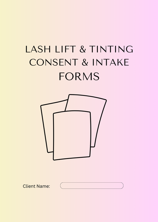 LASH LIFT CONSENT AND INTAKE FORM