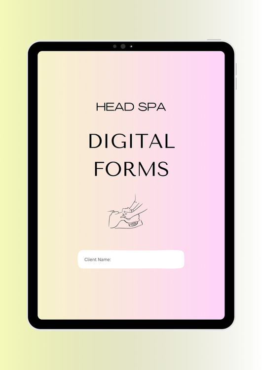 HEAD SPA DIGITAL CONSENT FORMS